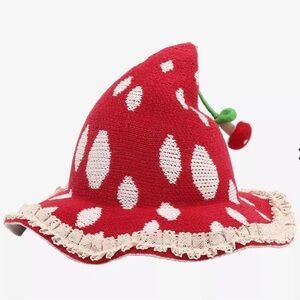 Mushroom Cottage Witch Hat